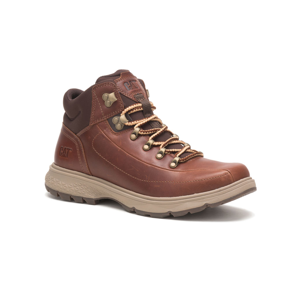 Caterpillar Forerunner Philippines - Mens Work Boots - Brown 59270RMCO